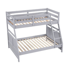 Sloane Gray Twin/Full Bunk Bed - Ornate Home