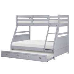 Sloane Gray Twin/Full Bunk Bed - Ornate Home