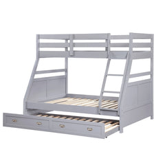 Sloane Gray Twin/Full Bunk Bed - Ornate Home
