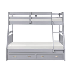 Sloane Gray Twin/Full Bunk Bed - Ornate Home