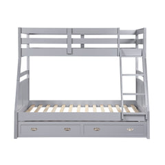 Sloane Gray Twin/Full Bunk Bed - Ornate Home