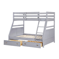 Sloane Gray Twin/Full Bunk Bed - Ornate Home