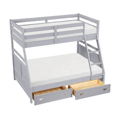 Sloane Gray Twin/Full Bunk Bed - Ornate Home