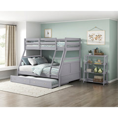 Sloane Gray Twin/Full Bunk Bed - Ornate Home