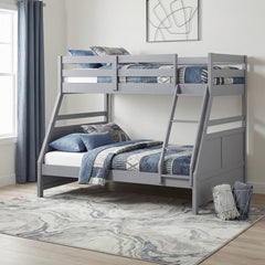 Sloane Gray Twin/Full Bunk Bed - Ornate Home