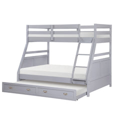 Sloane Gray Twin/Full Bunk Bed - Ornate Home