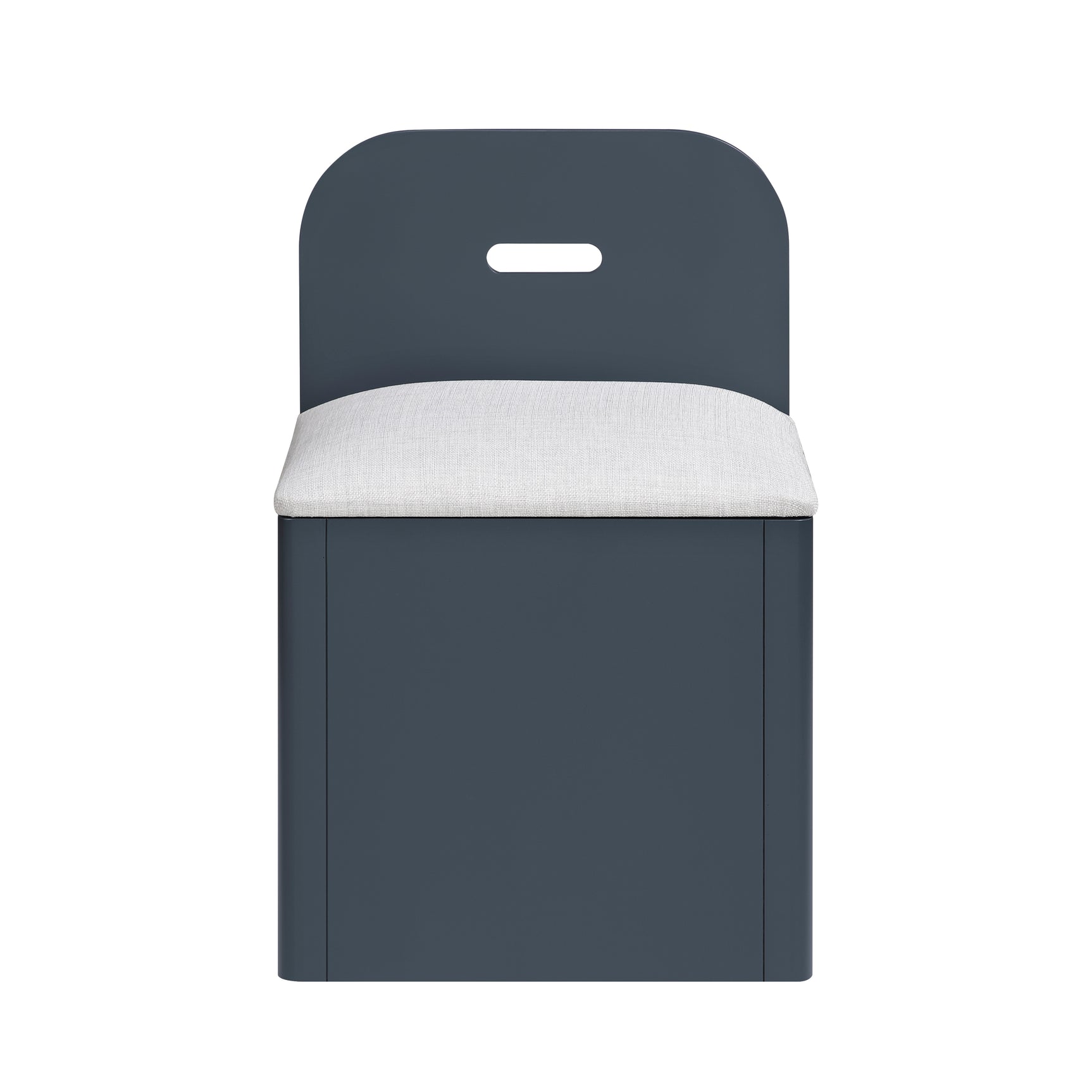 Sloane Navy Blue Full Bookcase Bed with Hidden Desk, Stool and Storage Bench - Ornate Home