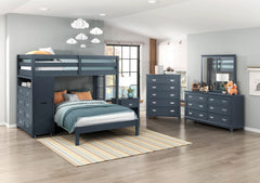 Sloane Navy Blue Mirror - Ornate Home