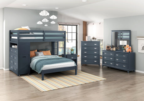 Sloane Navy Blue Mirror - Ornate Home