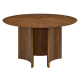 Sloane Walnut 54 Inch Round Dining Table - Ornate Home