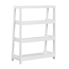 Sloane White 3 Fixed Shelves Bookcase - Ornate Home