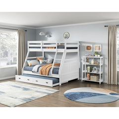 Sloane White 3 Fixed Shelves Bookcase - Ornate Home