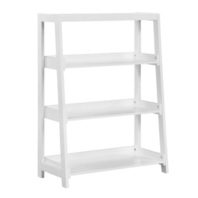 Sloane White 3 Fixed Shelves Bookcase - Ornate Home