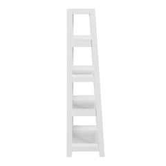Sloane White 4 Fixed Shelves Bookcase - Ornate Home