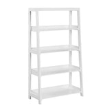 Sloane White 4 Fixed Shelves Bookcase - Ornate Home