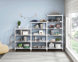 Sloane White 4 Fixed Shelves Bookcase - Ornate Home