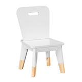 Sloane White 5-Piece Pack Children Table And Chairs Set - Ornate Home