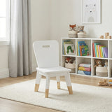 Sloane White 5-Piece Pack Children Table And Chairs Set - Ornate Home
