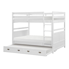 Sloane White Full Bunk Bed - Ornate Home