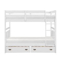 Sloane White Full Bunk Bed - Ornate Home