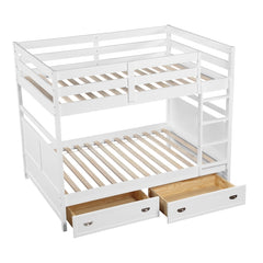 Sloane White Full Bunk Bed - Ornate Home