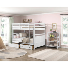 Sloane White Full Bunk Bed - Ornate Home