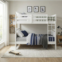 Sloane White Full Bunk Bed - Ornate Home