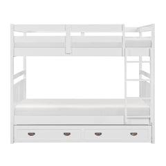 Sloane White Full Bunk Bed - Ornate Home