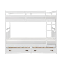 Sloane White Full Bunk Bed - Ornate Home