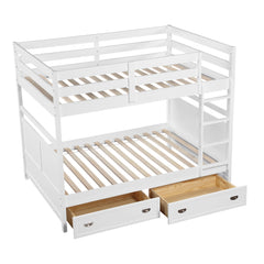 Sloane White Full Bunk Bed - Ornate Home