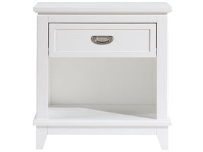 Sloane White Night Stand - Ornate Home