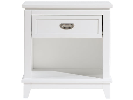 Sloane White Night Stand - Ornate Home