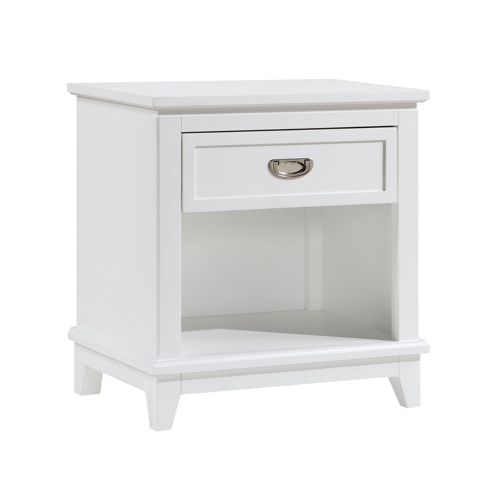 Sloane White Night Stand - Ornate Home