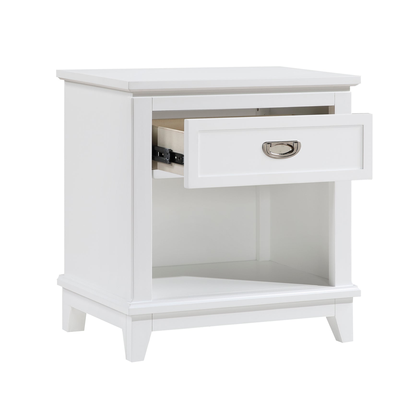 Sloane White Night Stand - Ornate Home