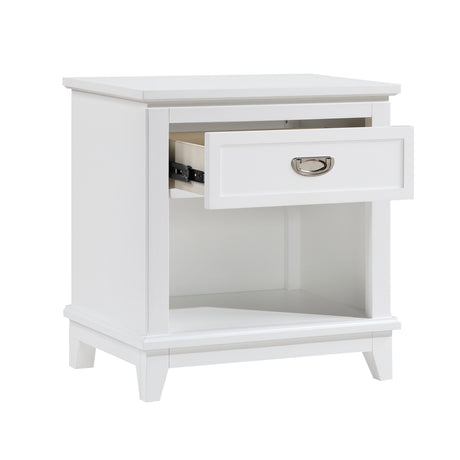 Sloane White Night Stand - Ornate Home