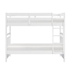 Sloane White Twin Bunk Bed - Ornate Home