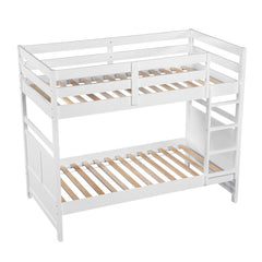 Sloane White Twin Bunk Bed - Ornate Home