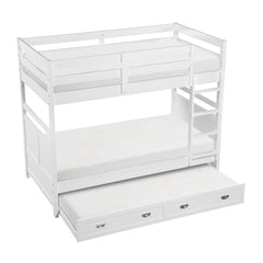 Sloane White Twin Bunk Bed - Ornate Home