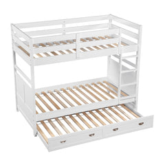 Sloane White Twin Bunk Bed - Ornate Home