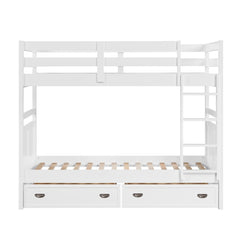 Sloane White Twin Bunk Bed - Ornate Home