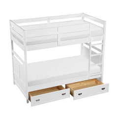Sloane White Twin Bunk Bed - Ornate Home