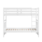 Sloane White Twin Bunk Bed - Ornate Home