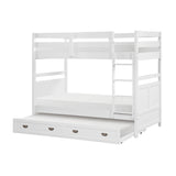 Sloane White Twin Bunk Bed - Ornate Home