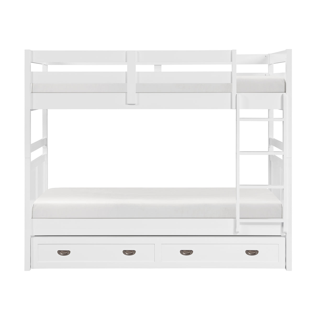 Sloane White Twin Bunk Bed - Ornate Home