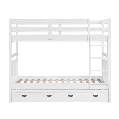 Sloane White Twin Bunk Bed - Ornate Home