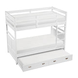 Sloane White Twin Bunk Bed - Ornate Home