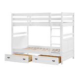 Sloane White Twin Bunk Bed - Ornate Home