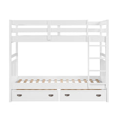 Sloane White Twin Bunk Bed - Ornate Home