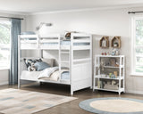 Sloane White Twin Bunk Bed - Ornate Home