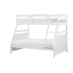 Sloane White Twin/Full Bunk Bed - Ornate Home